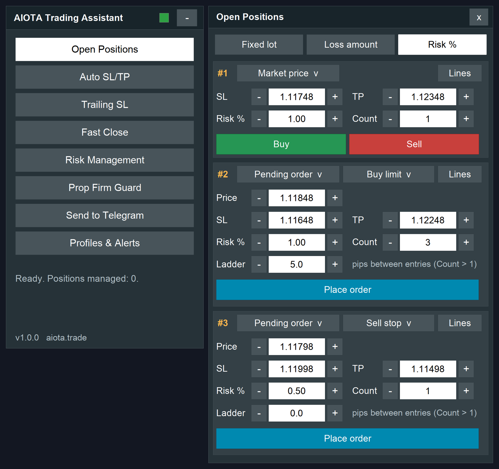 AIOTA trading assistant