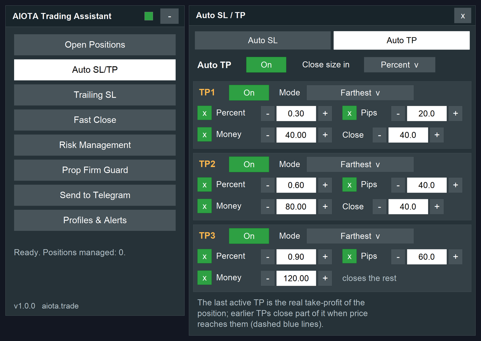 auto tp in metatrader